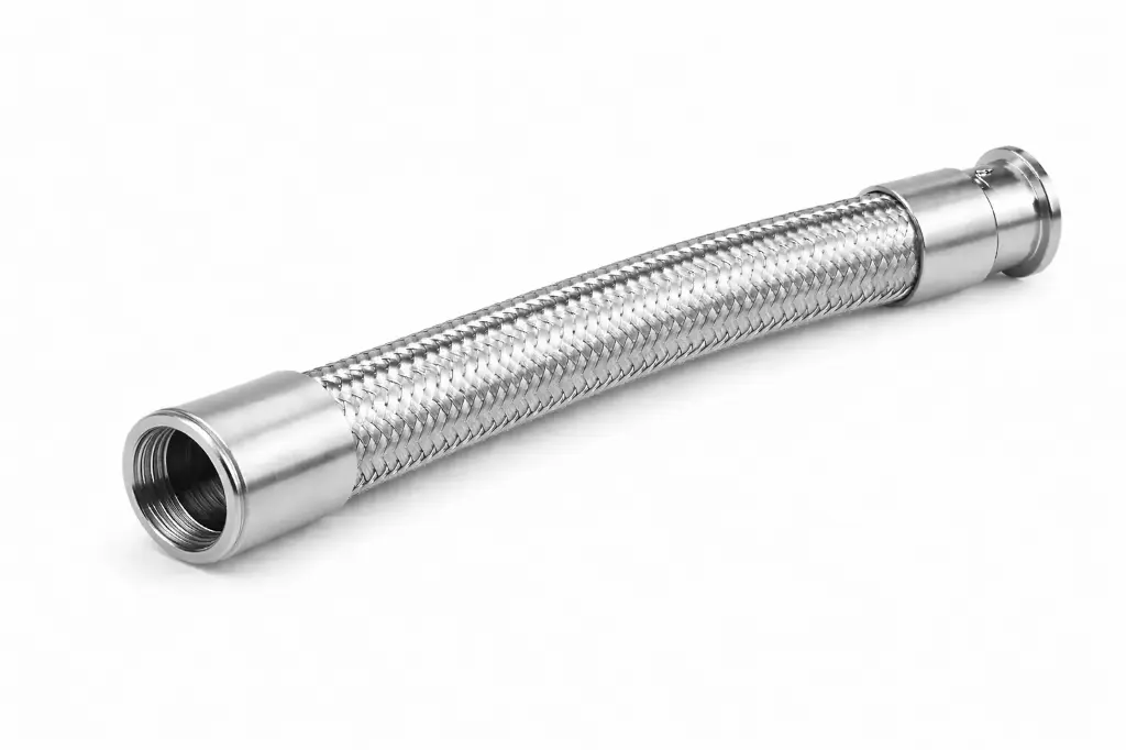 Flexibilní nerezová hadice L=500, 1"female závit - 50,5 clamp