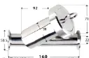 Y-filtr DN25, Clamp 50,5 mm