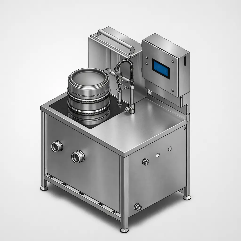 Pivovarská myčka 8v1 – KEG, lahve, CIP, výčepy i paster v jednom