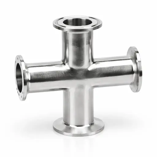 [12213] Kříž 4 × Clamp, Ø 25 × 1,5 mm, L = 110 mm (Clamp 50,5)