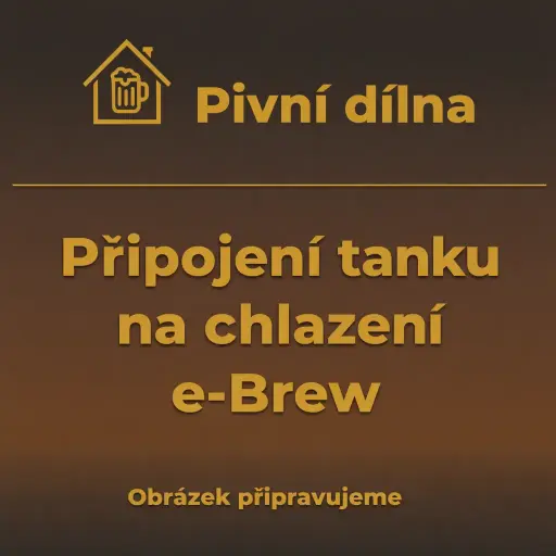 Connecting the e-Brew cooling tank